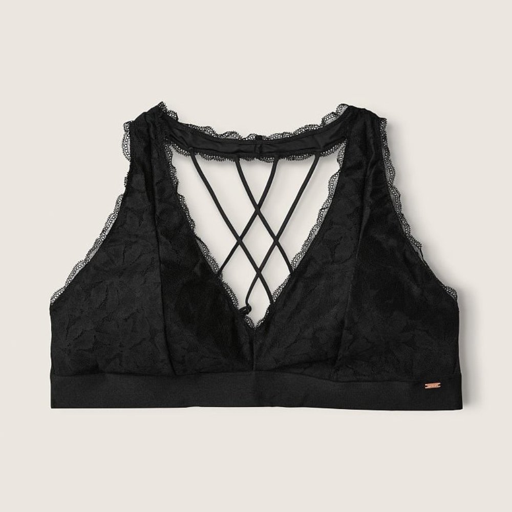 PINK Lace Halter Bralette - Brand new with tags